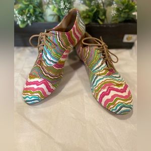 Gianni Bini Funky Striped Oxfords